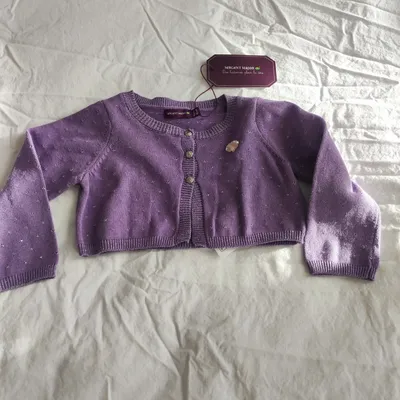 Boléro fille violet - Taille 18 mois/80 cm - Sergent Major